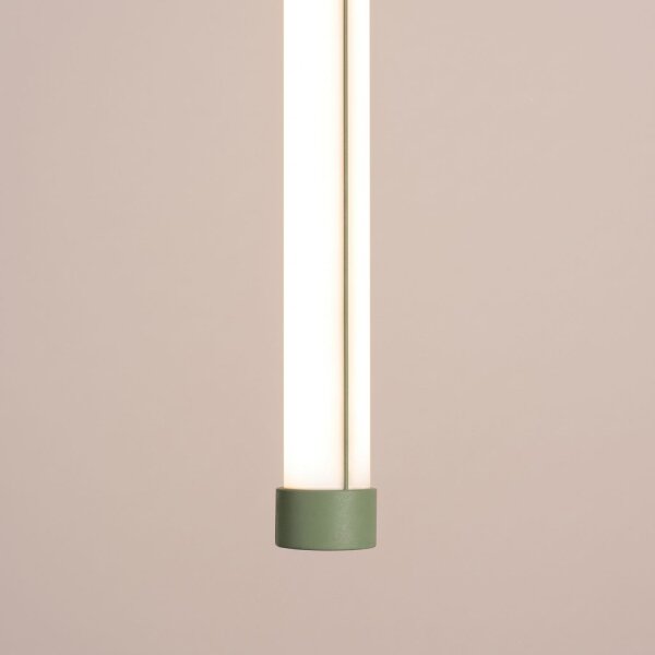 LED Pendelleuchte dimmbar Push-DIM Salbei 3000K Ø3 cm