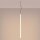 LED Hängelampe dimmbar Push-DIM Taupe Stahl 3000K Ø3 cm