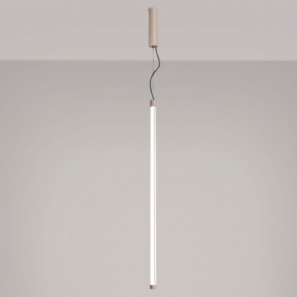 LED Pendelleuchte dimmbar Push-DIM Taupe 4000K Ø3 cm