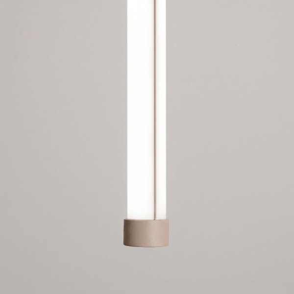LED Pendelleuchte dimmbar Push-DIM Taupe 4000K Ø3 cm