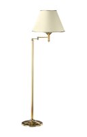 Stehleuchte 158cm in Messing schwenkbar Wohnzimmer