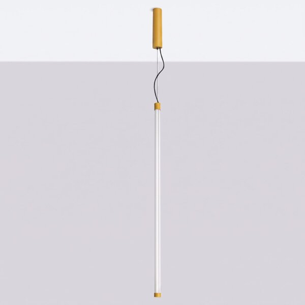 LED Pendelleuchte dimmbar Push-DIM Gelb 3000K Ø3 cm