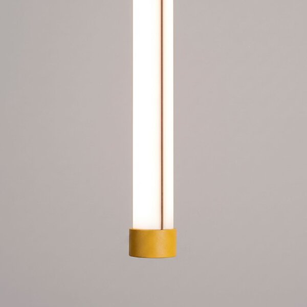 LED Pendelleuchte dimmbar Push-DIM Gelb 3000K Ø3 cm