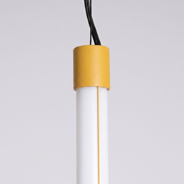 LED Pendelleuchte dimmbar Push-DIM Gelb 3000K Ø3 cm