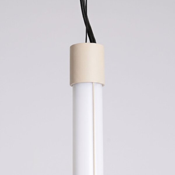 LED Hängelampe dimmbar Push-DIM Beige 3000K B:3 cm