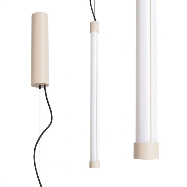 LED Pendelleuchte dimmbar Push-DIM Beige 4000K B:3 cm