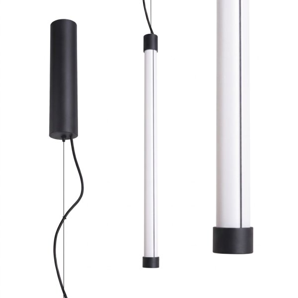 LED Hängelampe dimmbar Push-DIM Schwarz 4000K B:3 cm