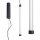 LED Hängelampe dimmbar Push-DIM Schwarz 4000K B:3 cm