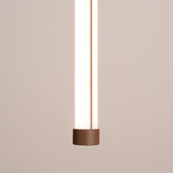 LED Hängelampe dimmbar Push-DIM Braun 3000K B:3 cm