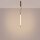 LED Hängelampe dimmbar Push-DIM Braun 3000K B:3 cm