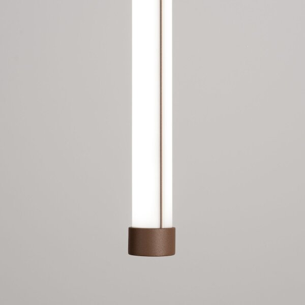 LED Pendelleuchte dimmbar Push-DIM Braun 4000K B:3 cm