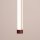 LED Pendelleuchte dimmbar Push-DIM Burgund 3000K B:3 cm