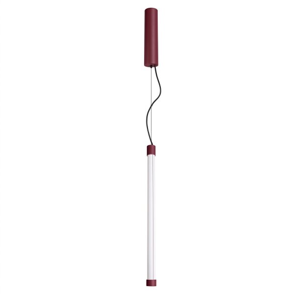 LED Hängelampe dimmbar Push-DIM Burgund 4000K B:3 cm