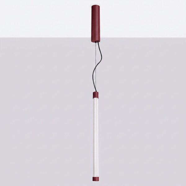LED Hängelampe dimmbar Push-DIM Burgund 4000K B:3 cm