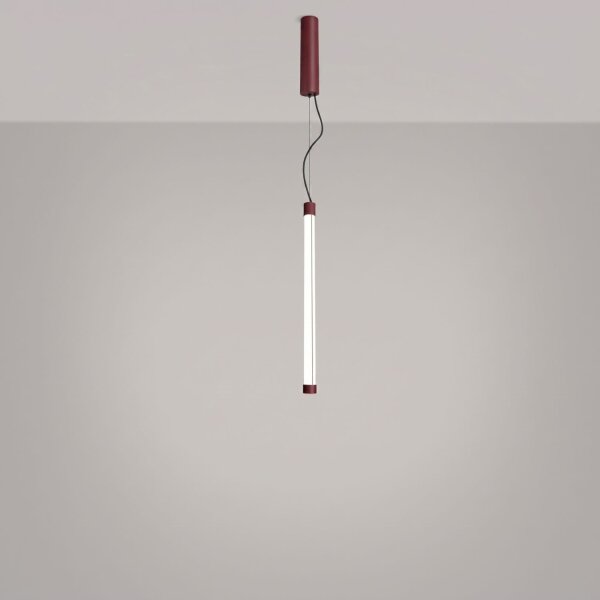 LED Hängelampe dimmbar Push-DIM Burgund 4000K B:3 cm