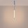 LED Hängelampe dimmbar Hellblau Stahl 3000K B:3 cm