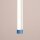 LED Hängelampe dimmbar Hellblau Stahl 3000K B:3 cm