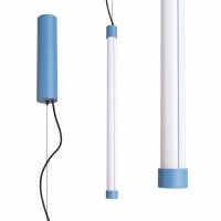 LED Pendelleuchte Hellblau Stahl dimmbar 4000K B:3 cm
