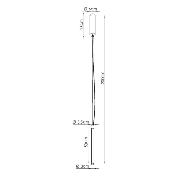 LED Hängelampe Modern dimmbar Push-DIM 3000K B:3 cm