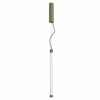LED Pendelleuchte dimmbar Olivgrün Stahl 4000K B:3 cm