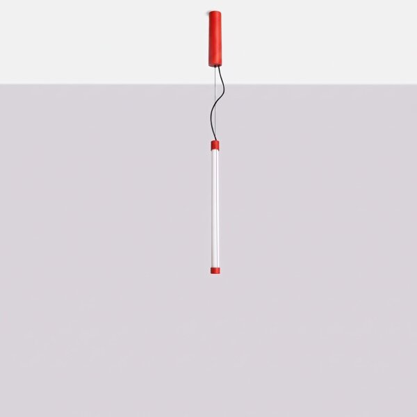 LED Pendelleuchte dimmbar Push-DIM Rot 3000K B:3 cm