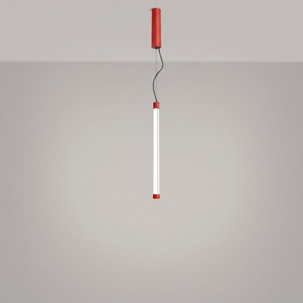 LED Hängelampe dimmbar Push-DIM Rot 4000K B:3 cm Modern