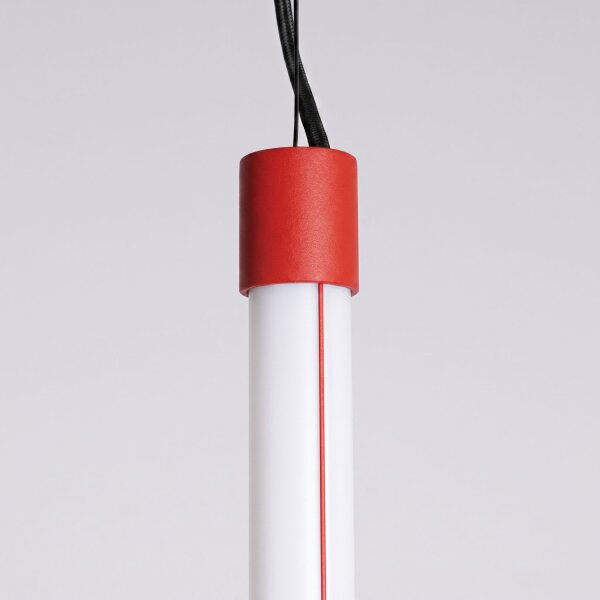 LED Hängelampe dimmbar Push-DIM Rot 4000K B:3 cm Modern