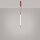 LED Hängelampe dimmbar Push-DIM Rot 4000K B:3 cm Modern