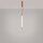 LED Pendelleuchte Modern dimmbar Ockerrot 4000K B:3 cm