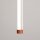 LED Pendelleuchte Modern dimmbar Ockerrot 4000K B:3 cm