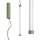 LED Hängelampe dimmbar Push-DIM Salbei 4000K B:3 cm