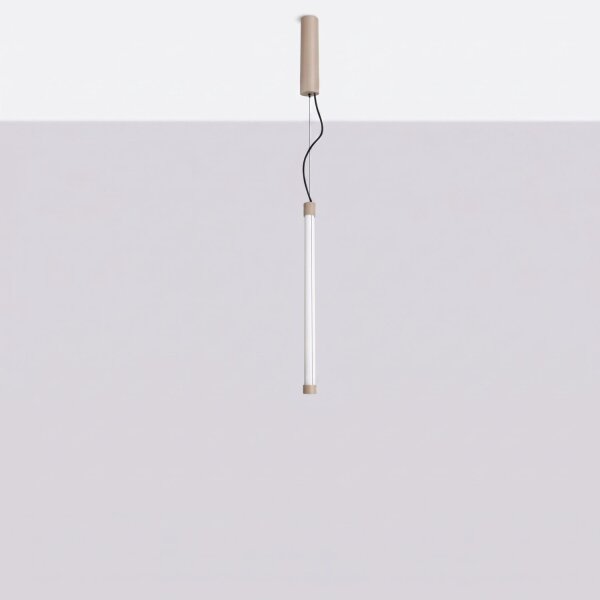 LED Pendelleuchte dimmbar Push-DIM Taupe 4000K B:3 cm