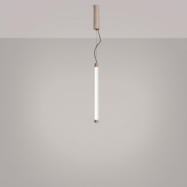 LED Pendelleuchte dimmbar Push-DIM Taupe 4000K B:3 cm
