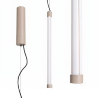 LED Pendelleuchte dimmbar Push-DIM Taupe 4000K B:3 cm