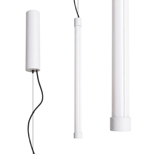 LED Pendelleuchte dimmbar Push-DIM Weiß 4000K B:3 cm