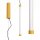 LED Pendelleuchte dimmbar Push-DIM Gelb 3000K B:3 cm