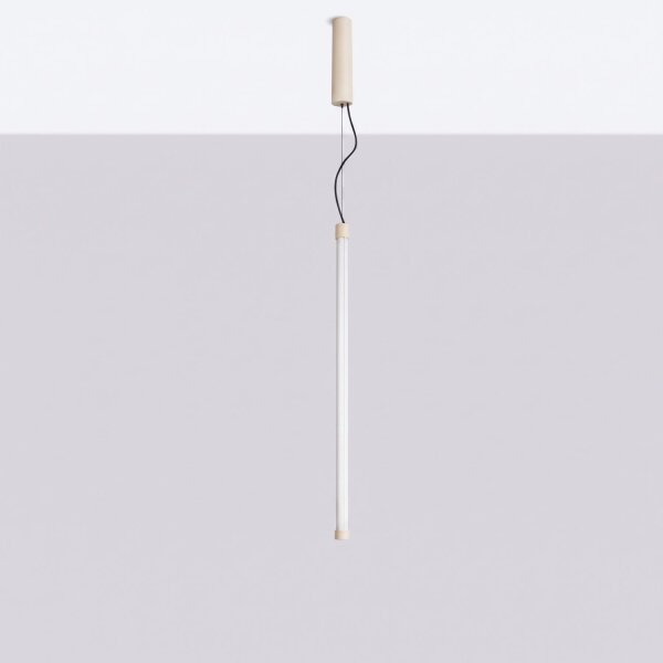 LED Hängelampe dimmbar Push-DIM Beige 3000K L:3 cm