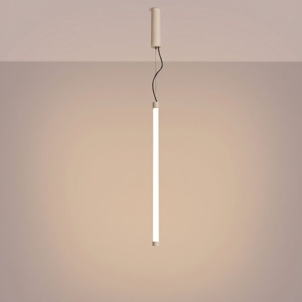 LED Hängelampe dimmbar Push-DIM Beige 3000K L:3 cm