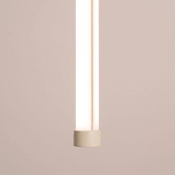LED Hängelampe dimmbar Push-DIM Beige 3000K L:3 cm