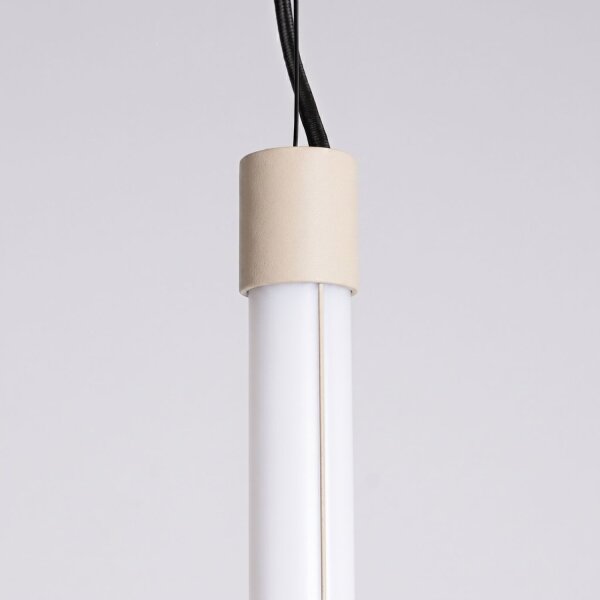 LED Hängelampe dimmbar Push-DIM Beige 3000K L:3 cm