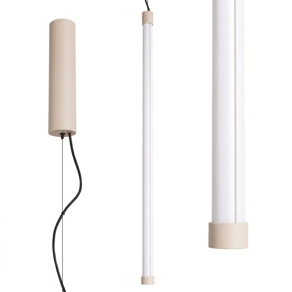 LED Pendelleuchte dimmbar Push-DIM Beige 4000K L:3 cm