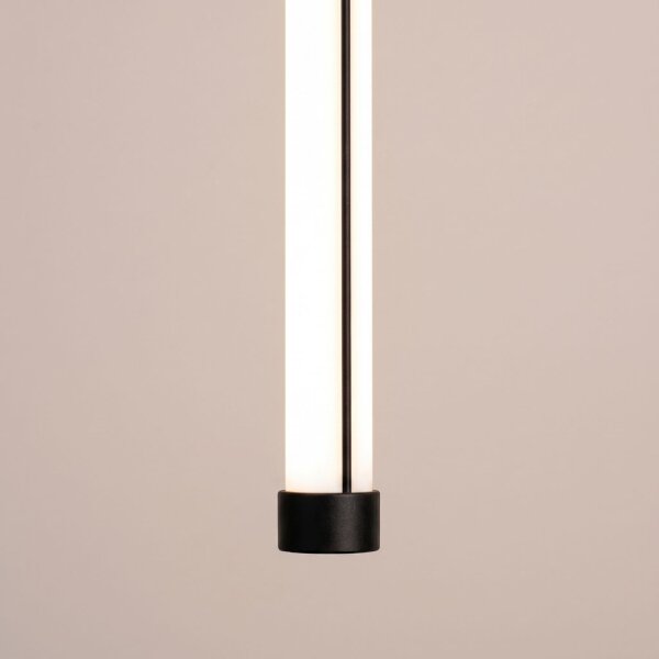 LED Pendelleuchte dimmbar Schwarz Push-DIM 3000K L:3 cm