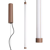 LED Pendelleuchte dimmbar Push-DIM Braun 3000K L:3 cm