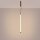 LED Pendelleuchte dimmbar Push-DIM Braun 3000K L:3 cm