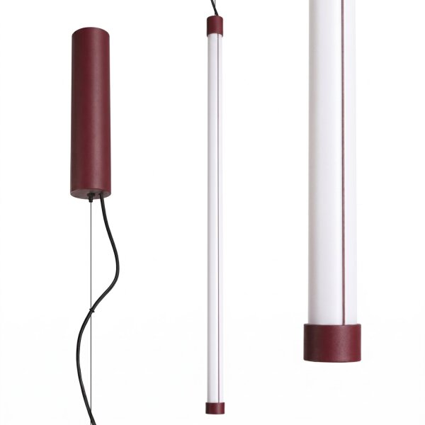LED Hängelampe dimmbar Burgund 3000K L:3 cm Modern