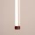 LED Hängelampe dimmbar Burgund 3000K L:3 cm Modern