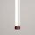 LED Pendelleuchte dimmbar Burgund 4000K L:3 cm Modern
