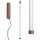 LED Hängelampe dimmbar Push-DIM Mokka 3000K L:3 cm