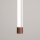 LED Pendelleuchte dimmbar Push-DIM Mokka 4000K L:3 cm