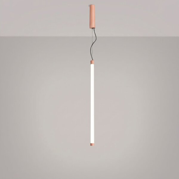 LED Pendelleuchte dimmbar Pfirsich Stahl 4000K L:3 cm